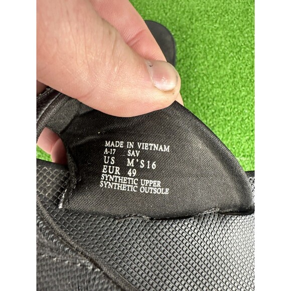 REEF Men's Black  Flip Flops Sandals Size 16 Bottle‎ Opener - Picture 4 of 6